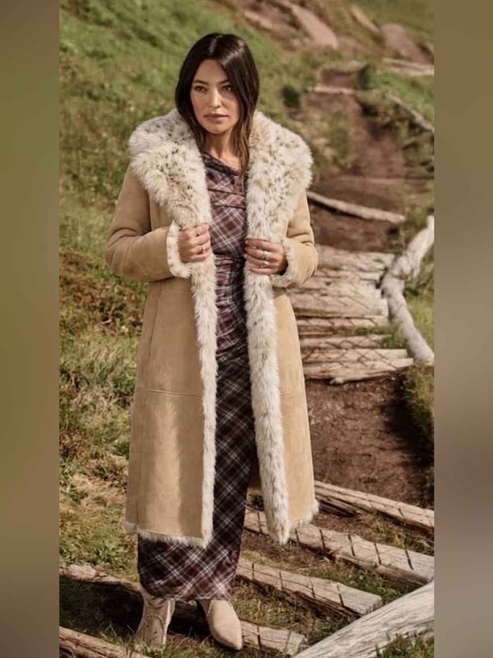 Terry Lewis Vintage Classic Luxury Faux Fur Coat